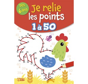 JE RELIE LES POINTS DE 1 À 50