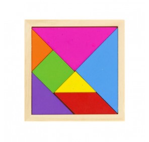 PUZZLE TANGRAM EN BOIS