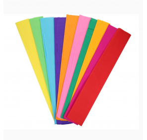 PAPIERS CRÉPONS MULTICOLORES